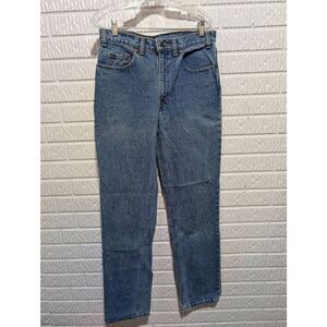 Levi Strauss & Co. Vintage 516 Men's Blue Dark-Wash Straight-Leg Jeans Size 33/3